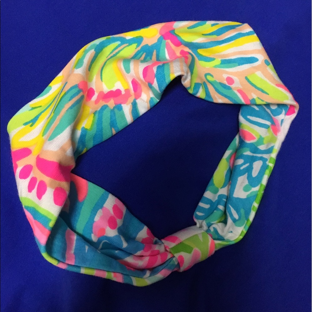 NWOT Lilly Pulitzer Headband in Multi Lovers Coral
