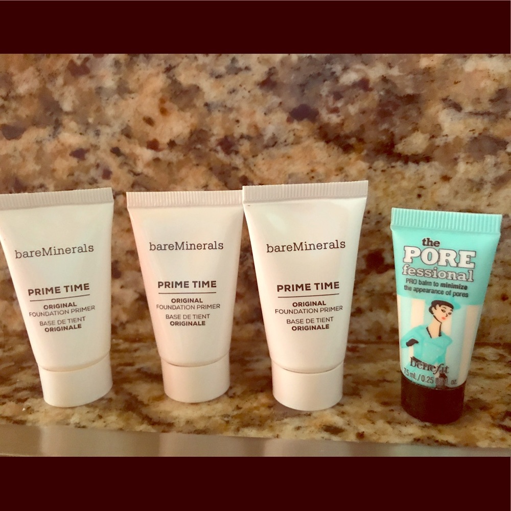 Primer Lot! Bare Minerals prime time & Benefit