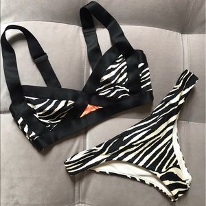Spicy Zebra Bandage Bikini - Size 2 / XS