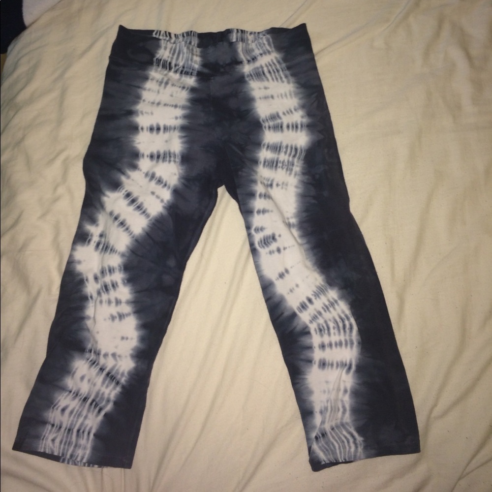 Tye dye leggings cropped