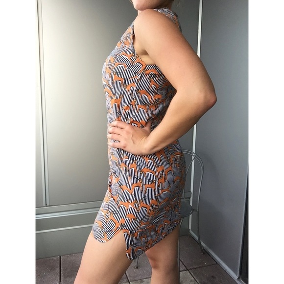 EUC Kate Spade Gazelle Patterned Dress - Picture 2 of 8