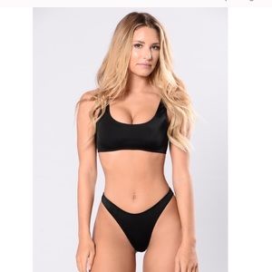 Large Black Fashion Nova Bikini