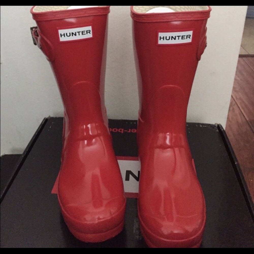 Red Hunter Rain Boots
