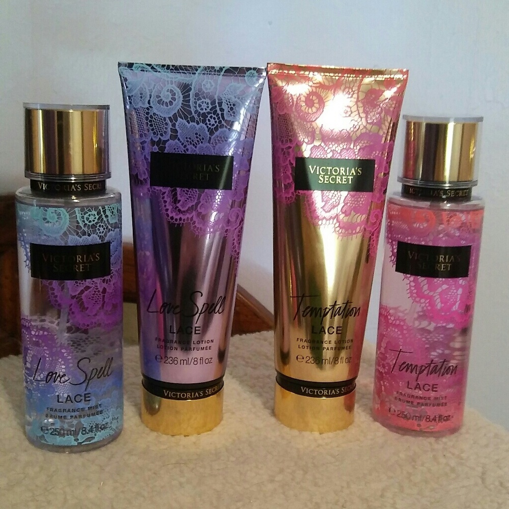 Love Spell & Temptation Lace Fragrance Set Bundle