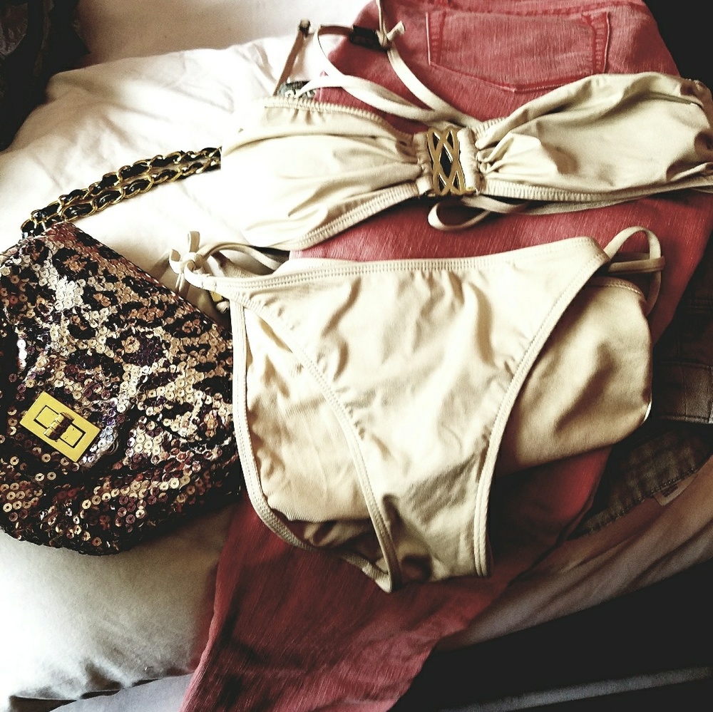 HnM bikini set, tan super cute ** Gently worn once