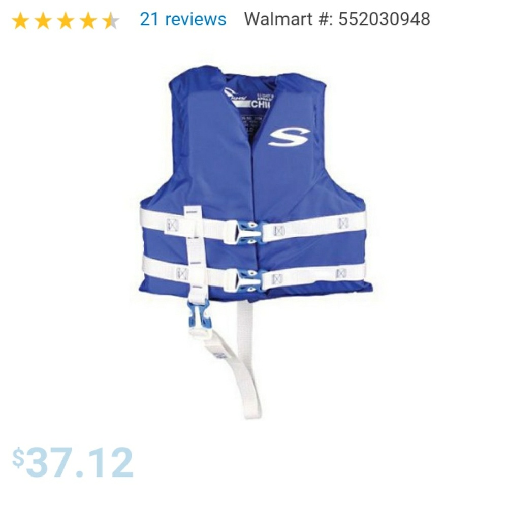 Infant blue safe jacket