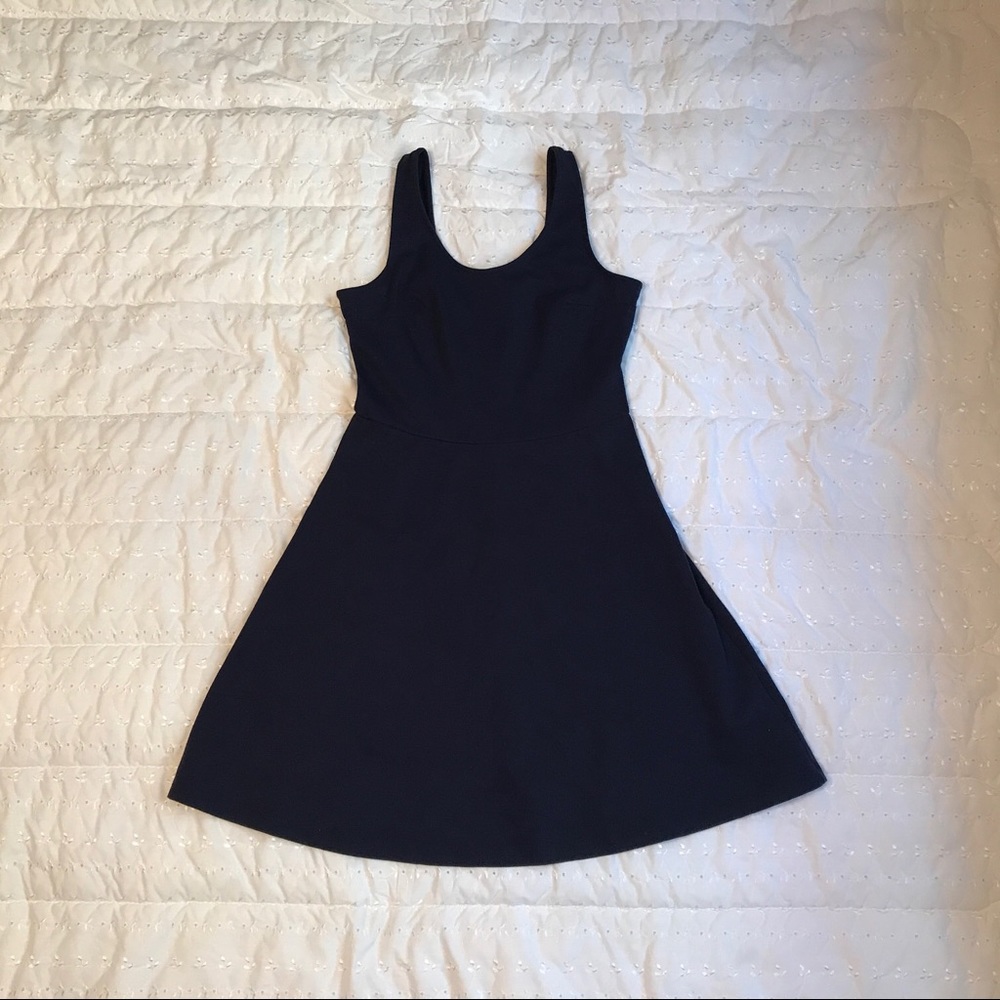 Old navy jersey knit got & flare sz small dress