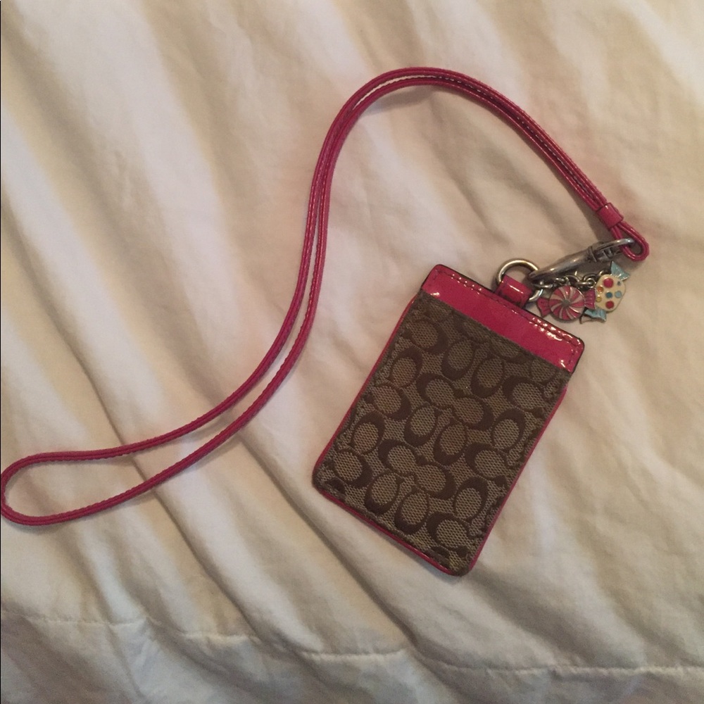Coach lanyard / ID holder