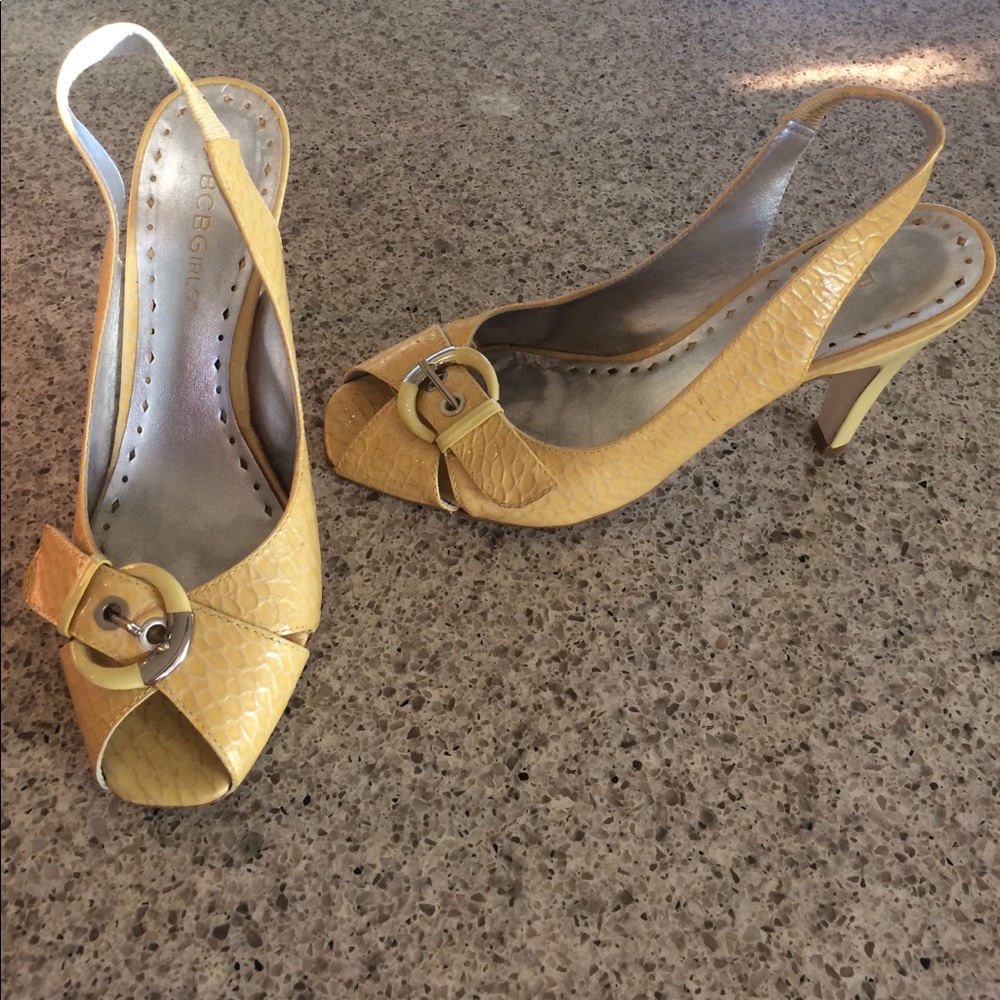 BCBCGirls marbled lemon high heel!