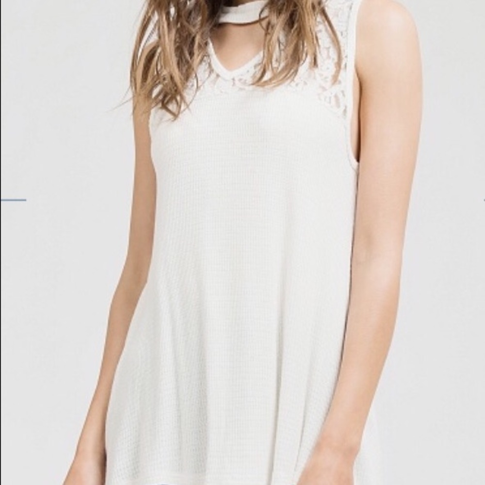 White tunic tank top