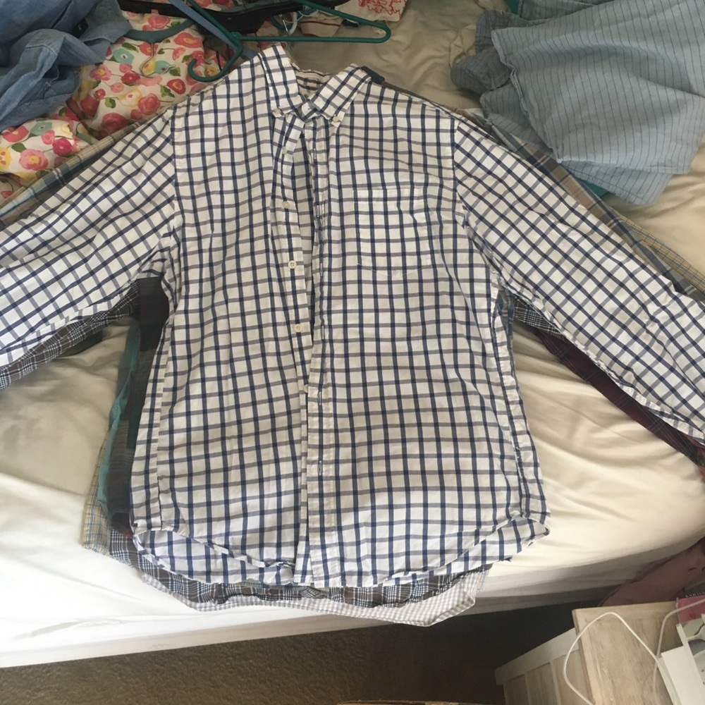 J Crew Washed Casual Long-sleeve Shirt