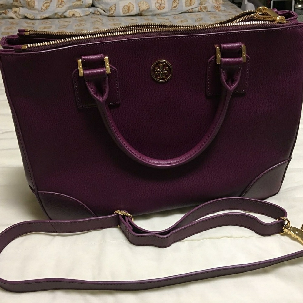 *HP* EUC Authentic Tory Burch "Robinson" Tote - Picture 1 of 7