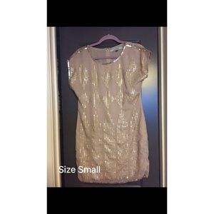 Sequin Shift Dress