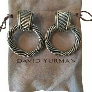David Yurman door knocker earrings