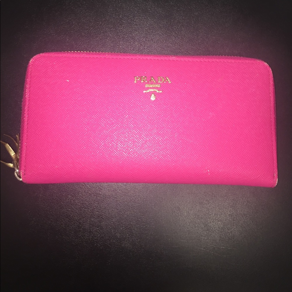 Pink Prada Wallet