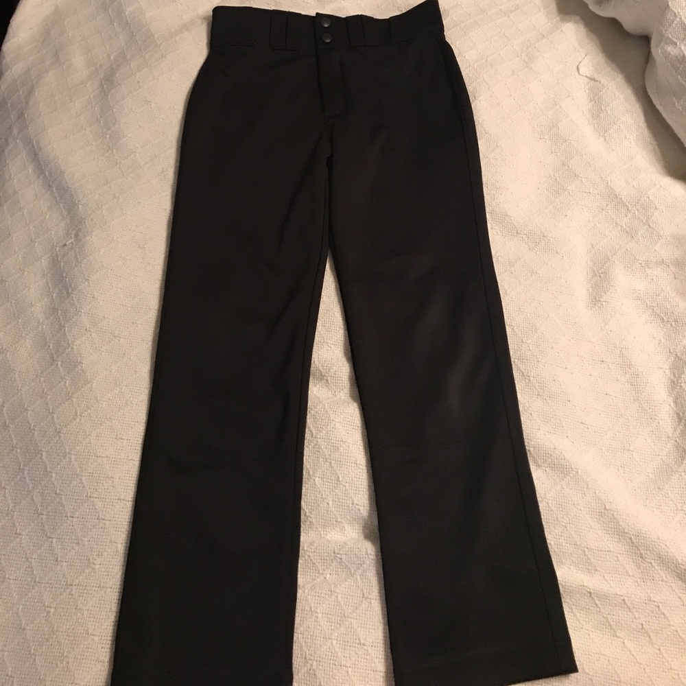 Boys YM Easton Black Baseball Pants