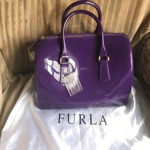 Purple Furla handbag