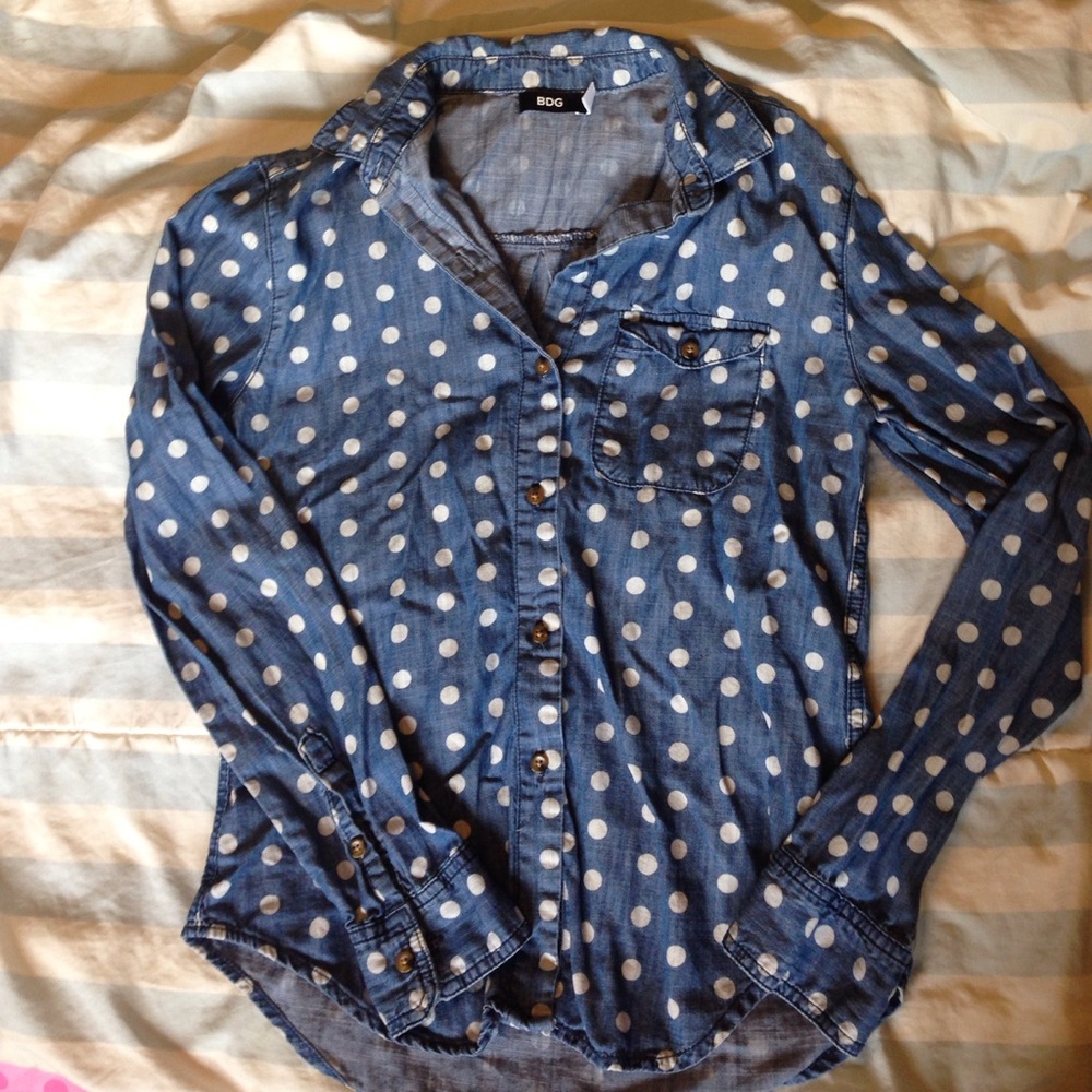 Button down chambray shirt