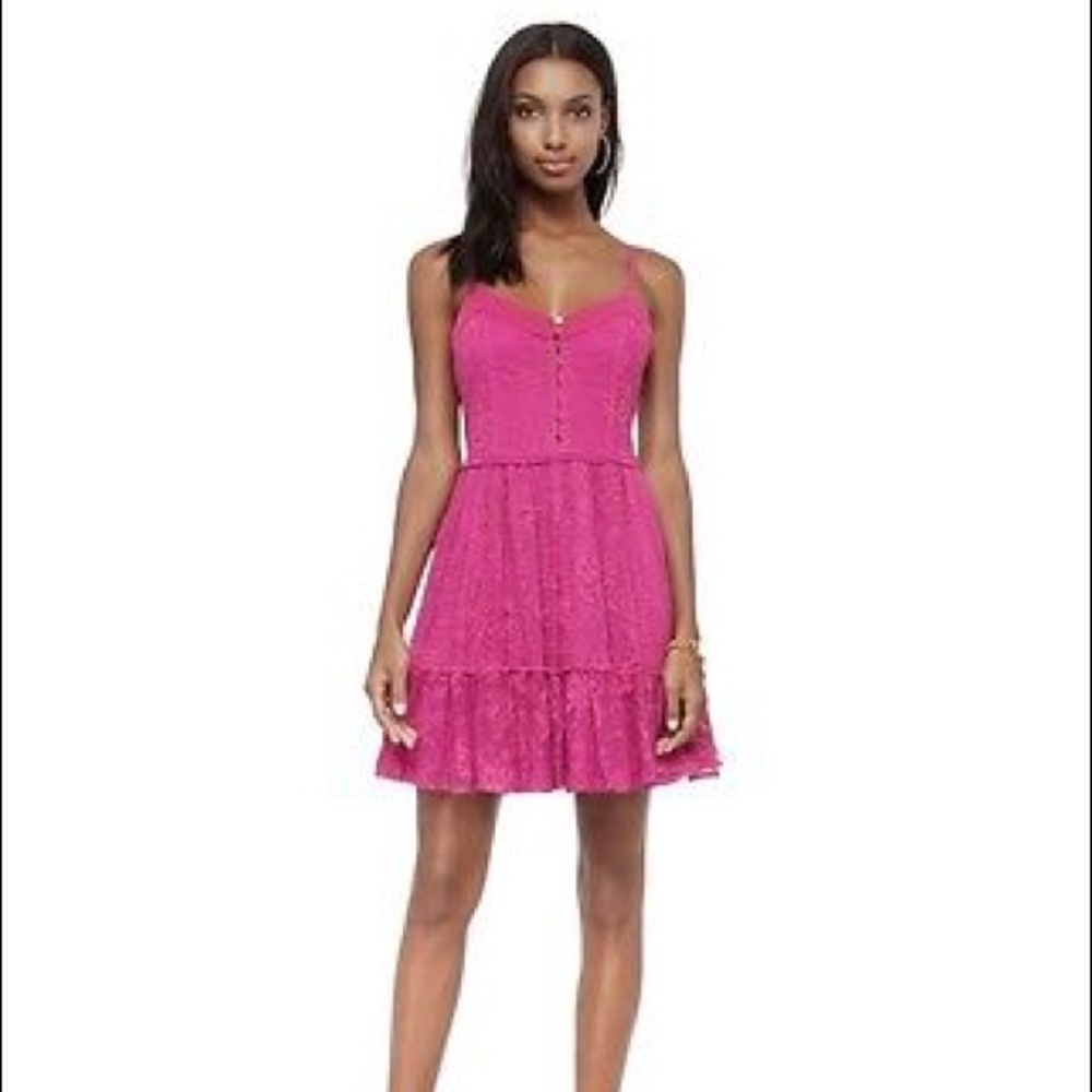 Juicy Frozen Berry Lace Flirty Dress Size 0