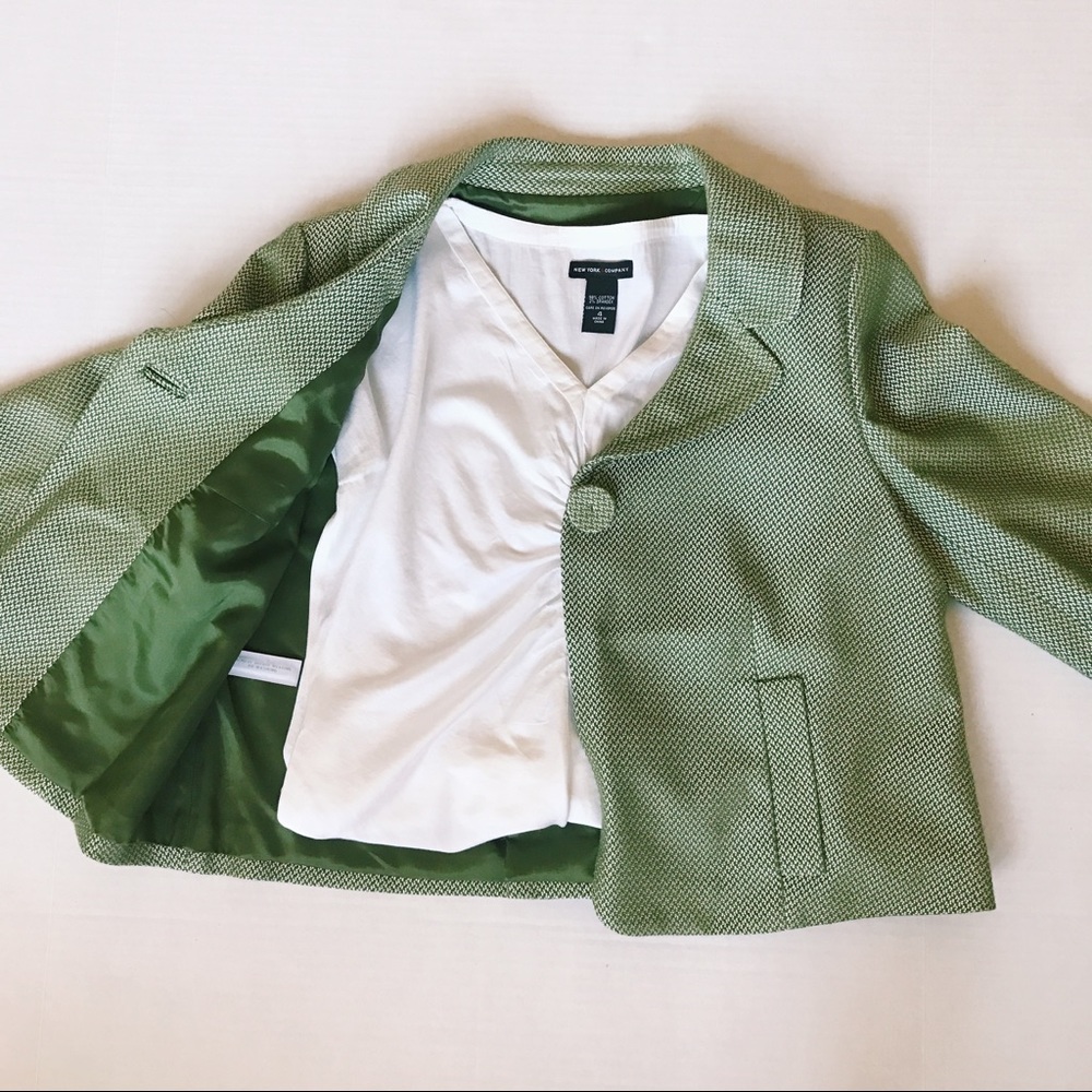 Ann Taylor Green Blazer