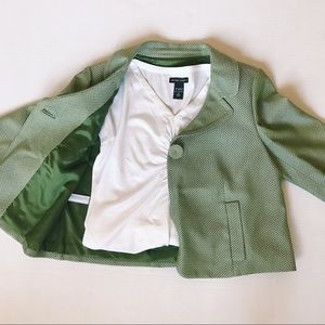 Ann Taylor Green Blazer