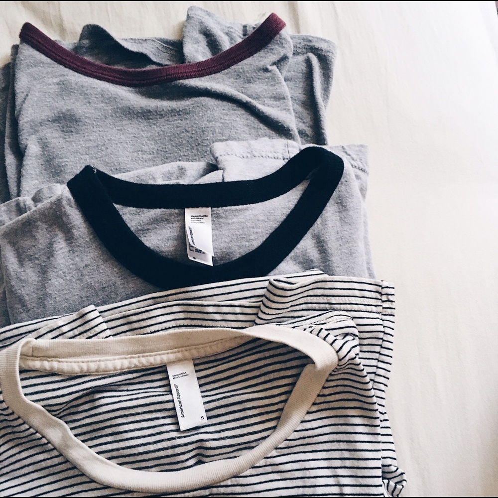 bundle of american apparel and brandy melville