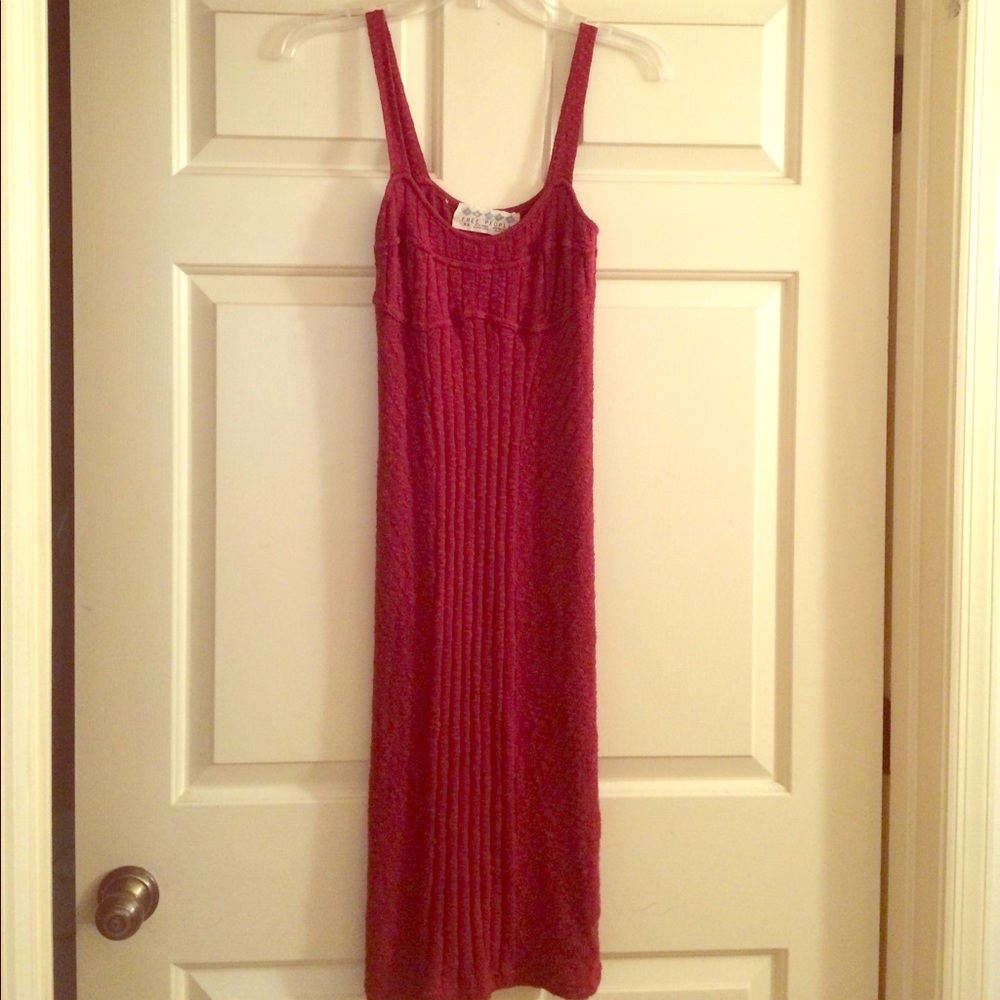 Love is in the Air Free People Red Bodycon