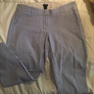 J. Crew seersucker pants