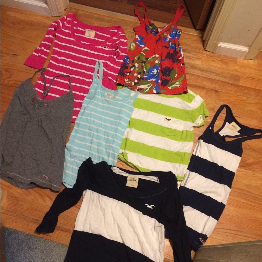 Bundle of hollister shirts!