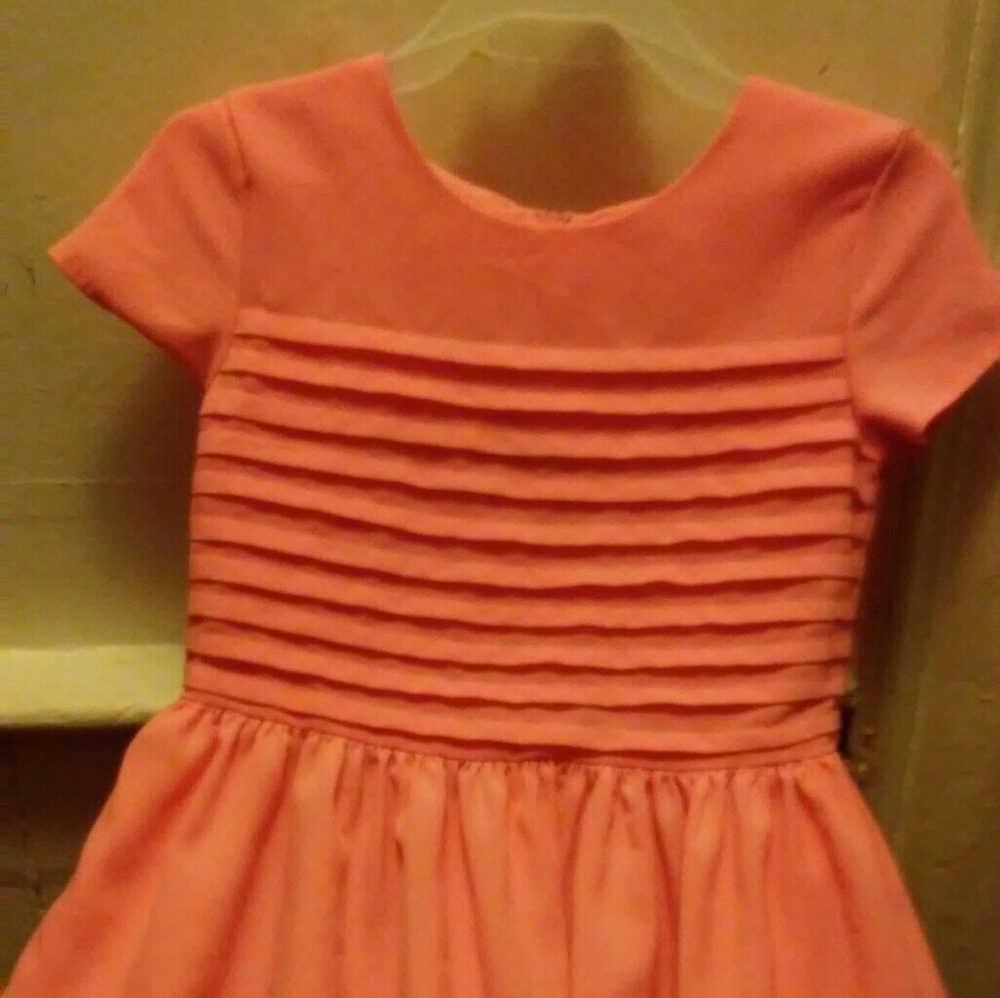 Carter's Coral Colored Toddler Girl Dress