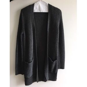 Charlotte Russe Gray Long Sweater