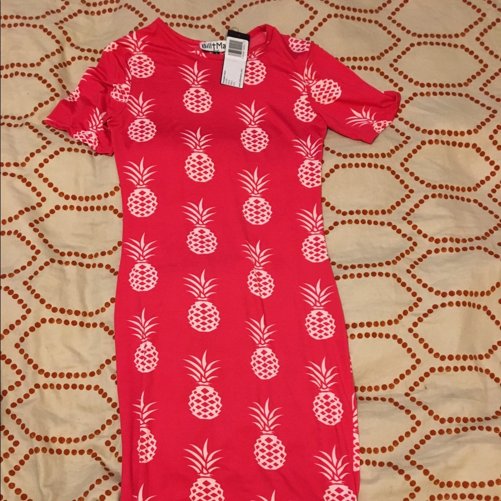 Bill and mar maxi pineapple dress
