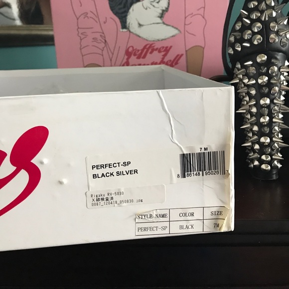 Authentic Jeffrey Campbell studded platform heels - Picture 4 of 8