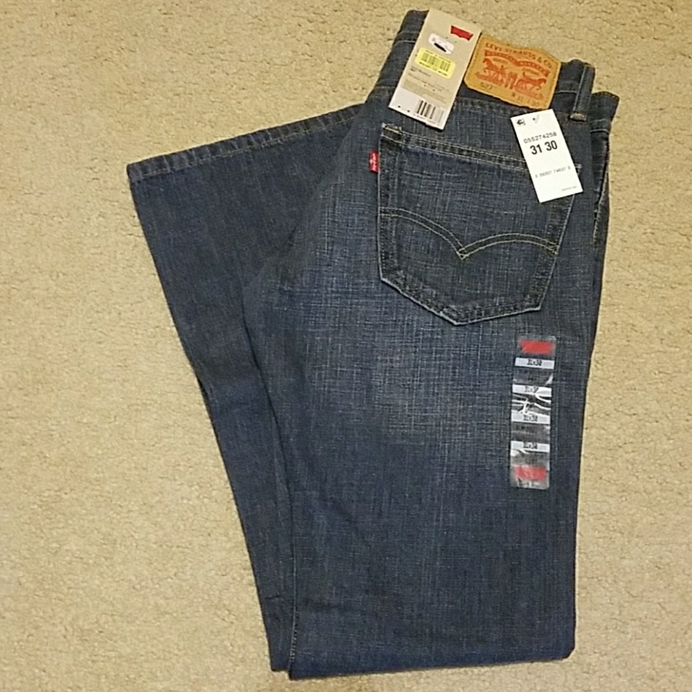Men's Levi Slim Boot Cut 527 Jeans NWT