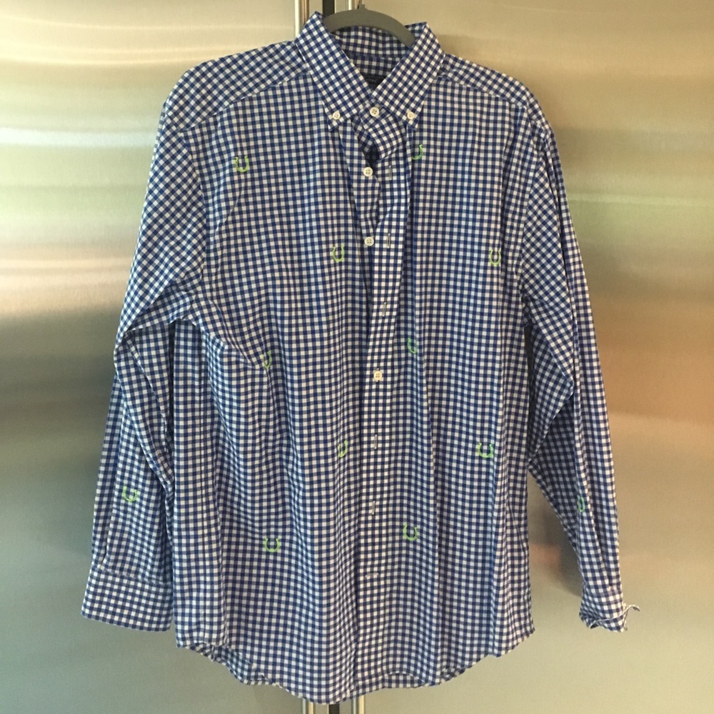 Vineyard Vines Kentucky Derby Gingham Shirt