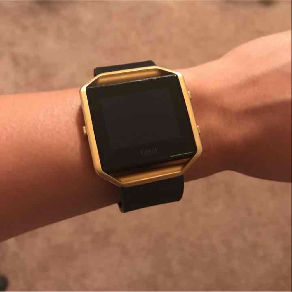 Fitbit Blaze Gold and Black Watch