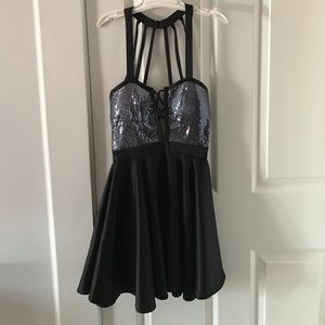 LF Sparkle Skater Dress