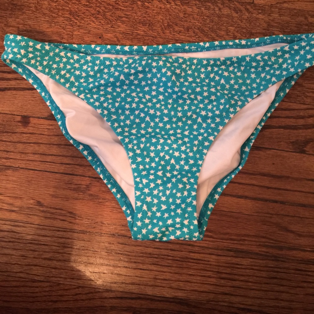 Victoria secrets blue stars swim bottom medium
