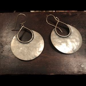 Silpada Sterling silver hammered earrings