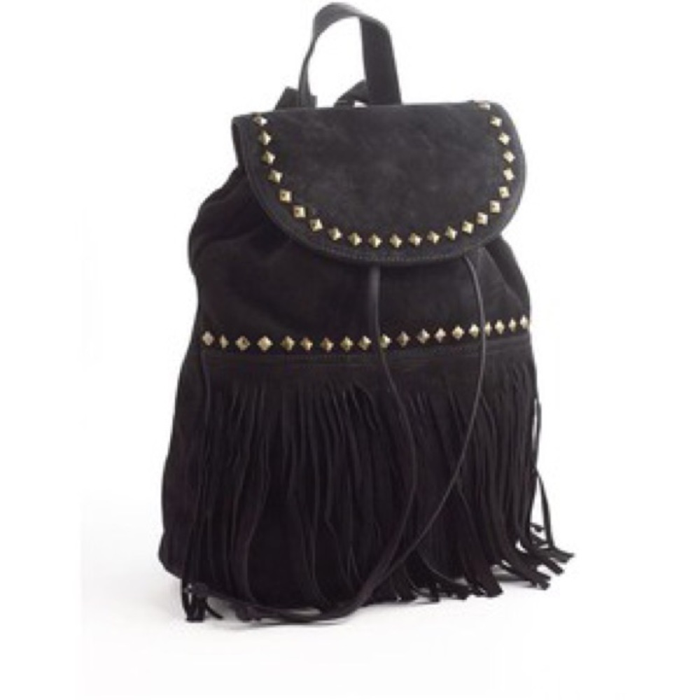 Steve Madden fringe backpack
