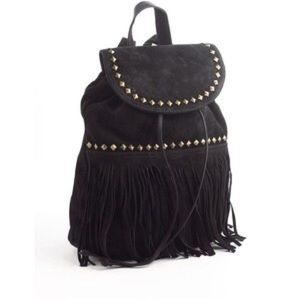 Steve Madden fringe backpack