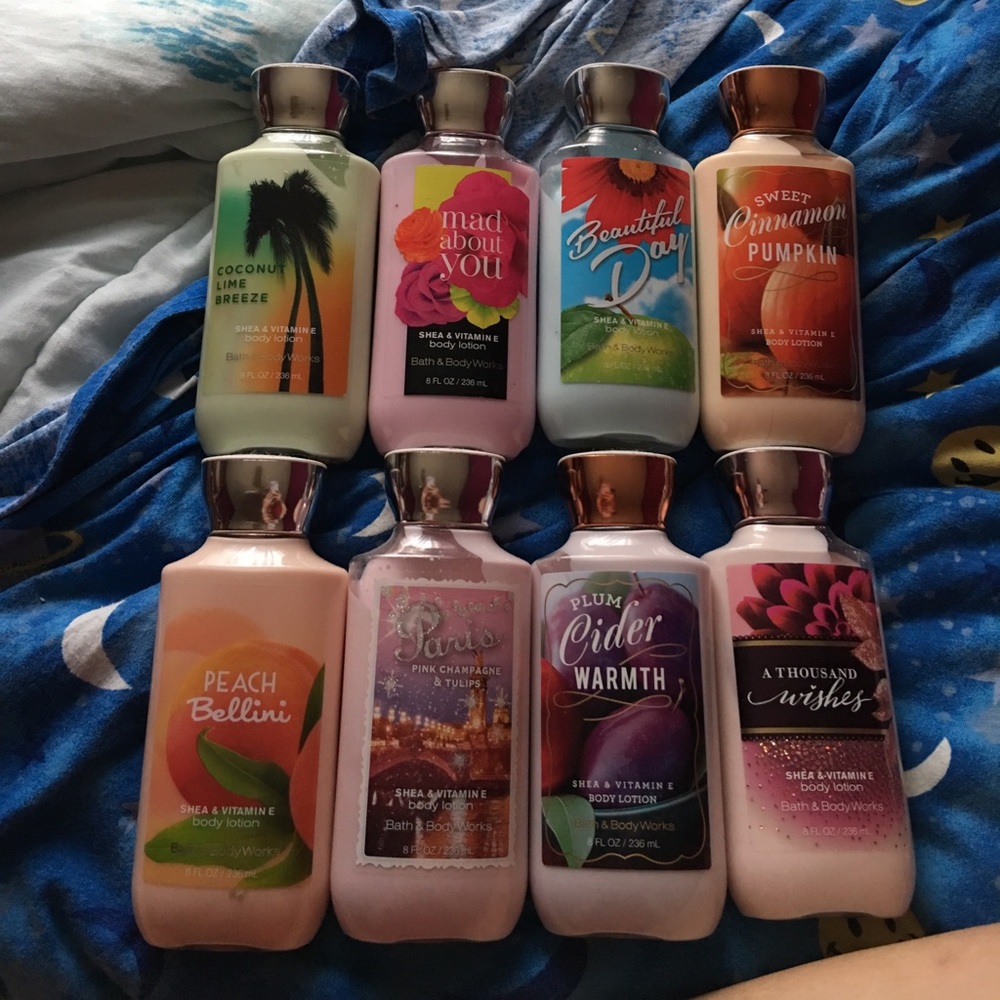 Bath & BodyWorks Lotions