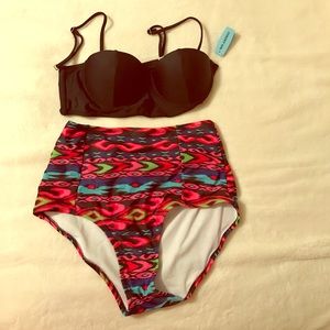 High waisted bikini
