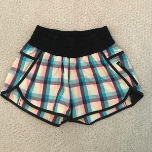 Lululemon patterned athletic shorts