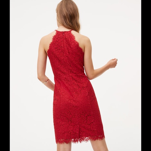 ๐HP๐Ann Taylor Loft halter lace dress ๐ - Picture 3 of 6