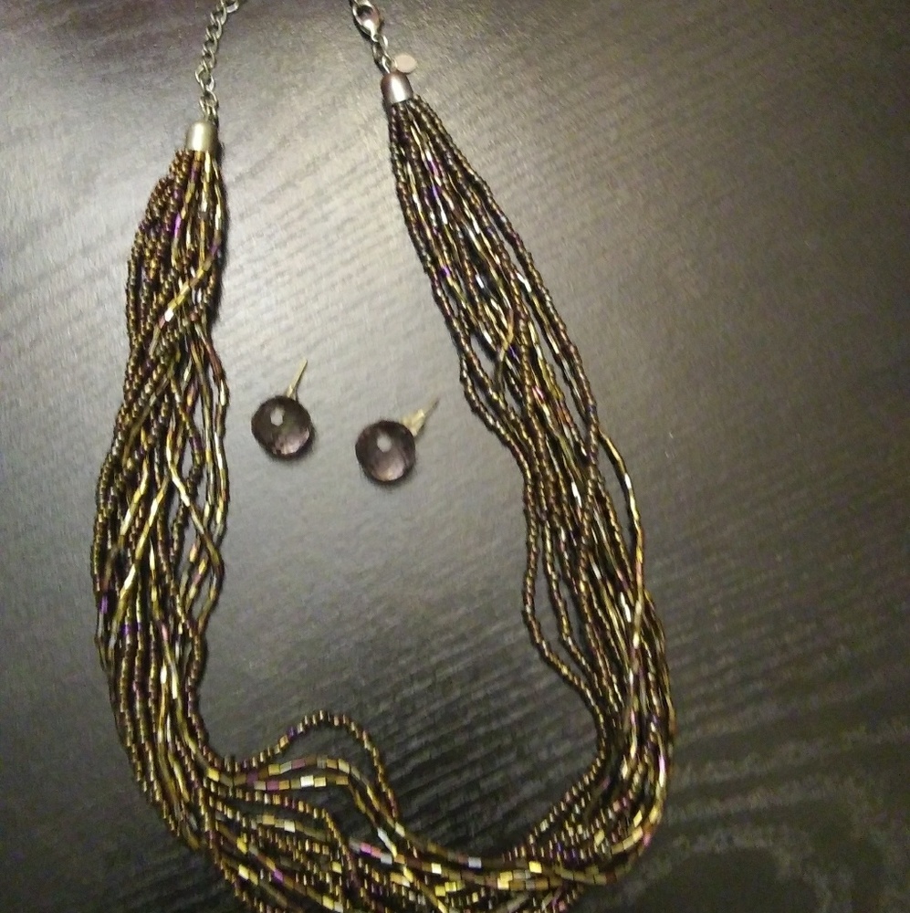 Chocolate Brown Jewelry set