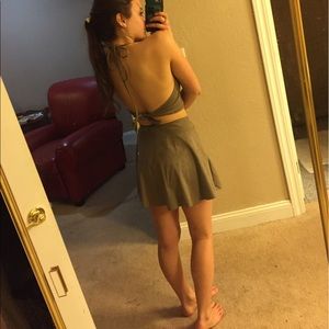 NWT suede Brandy Melville skirt