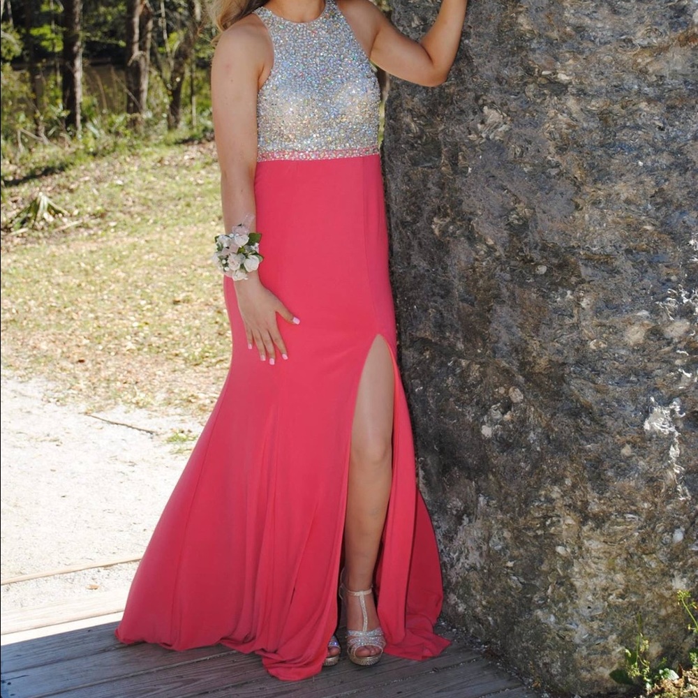Pink/Coral Prom Dress