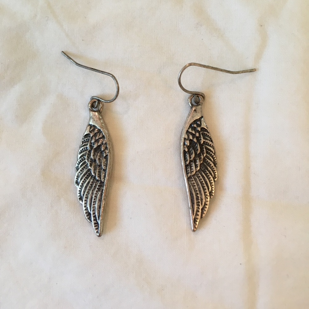 Silver Wing Earrings