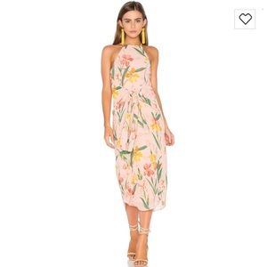 Pink floral Privacy Please x Revolve dress
